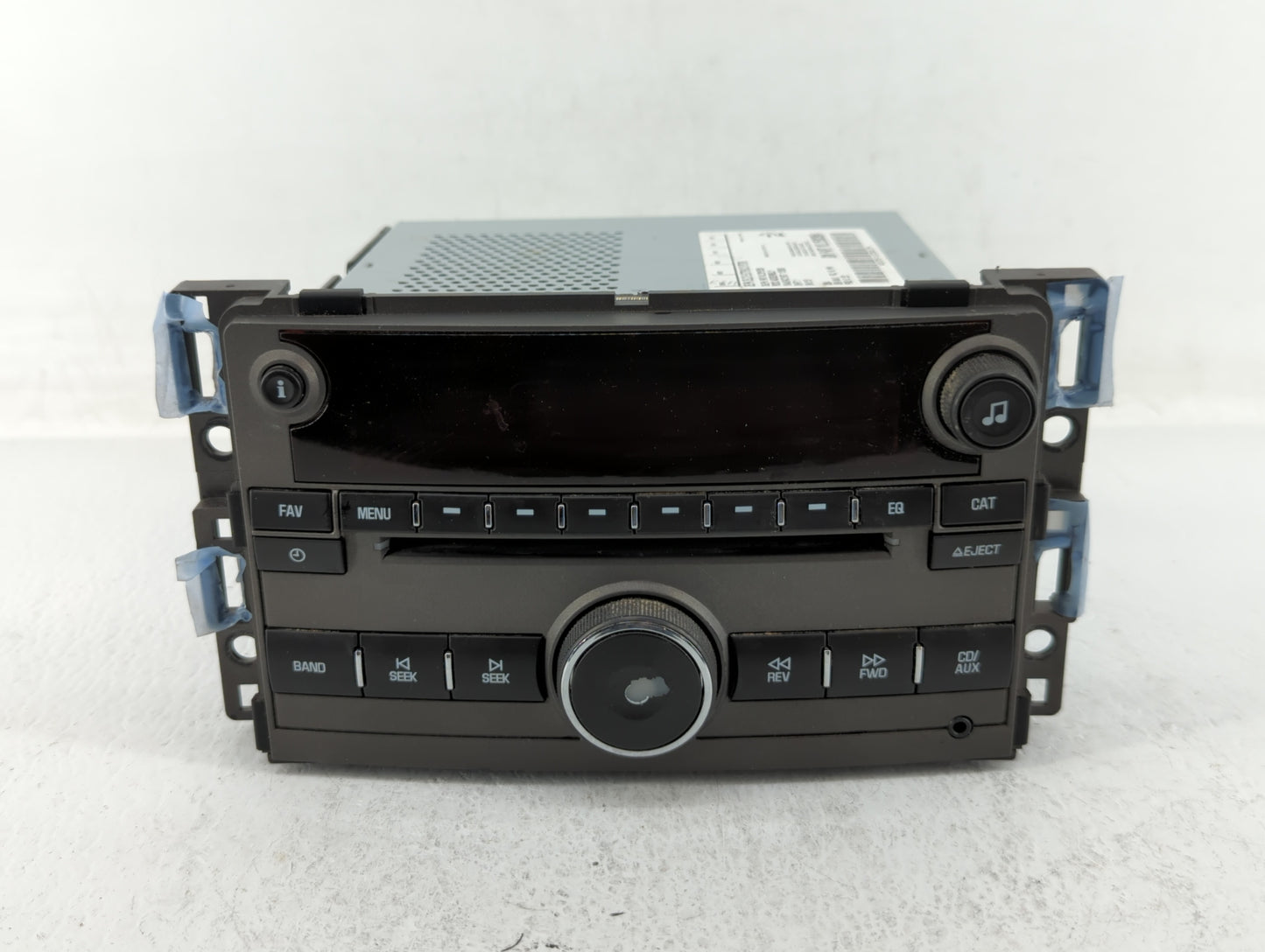 2009 Saturn Aura Radio AM FM Cd Player Receiver Replacement P/N:15948188 25833954 Fits OEM Used Auto Parts - Oemusedautopart