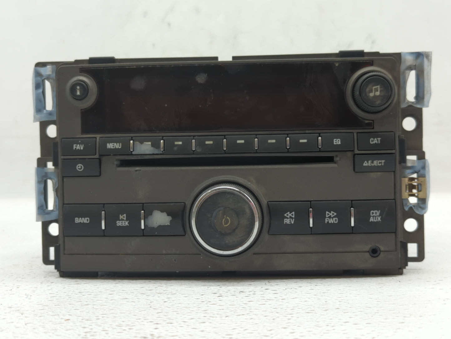 2009 Saturn Aura Radio AM FM Cd Player Receiver Replacement P/N:15948188 25833954 Fits OEM Used Auto Parts - Oemusedautopart