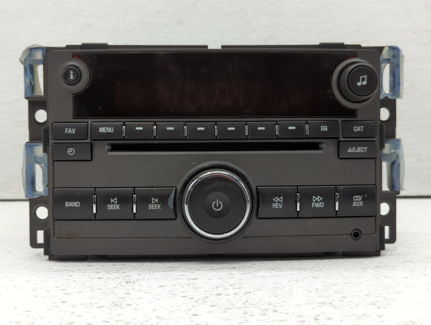2009 Saturn Aura Radio AM FM Cd Player Receiver Replacement P/N:15948188 25833954 Fits OEM Used Auto Parts - Oemusedautopart