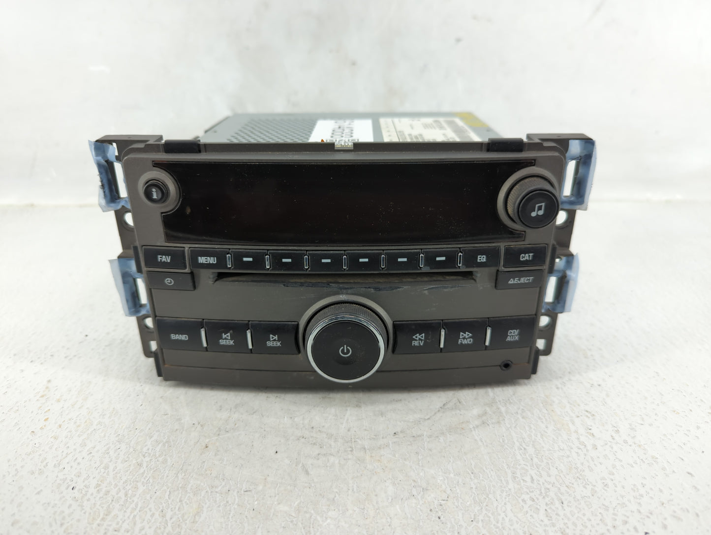 2009-2009 Saturn Aura Am Fm Cd Player Radio Receiver - Oemusedautoparts1.com