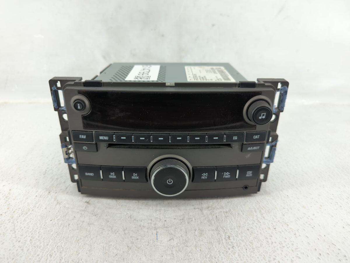 2009-2009 Saturn Aura Am Fm Cd Player Radio Receiver 614799 - Oemusedautoparts1.com
