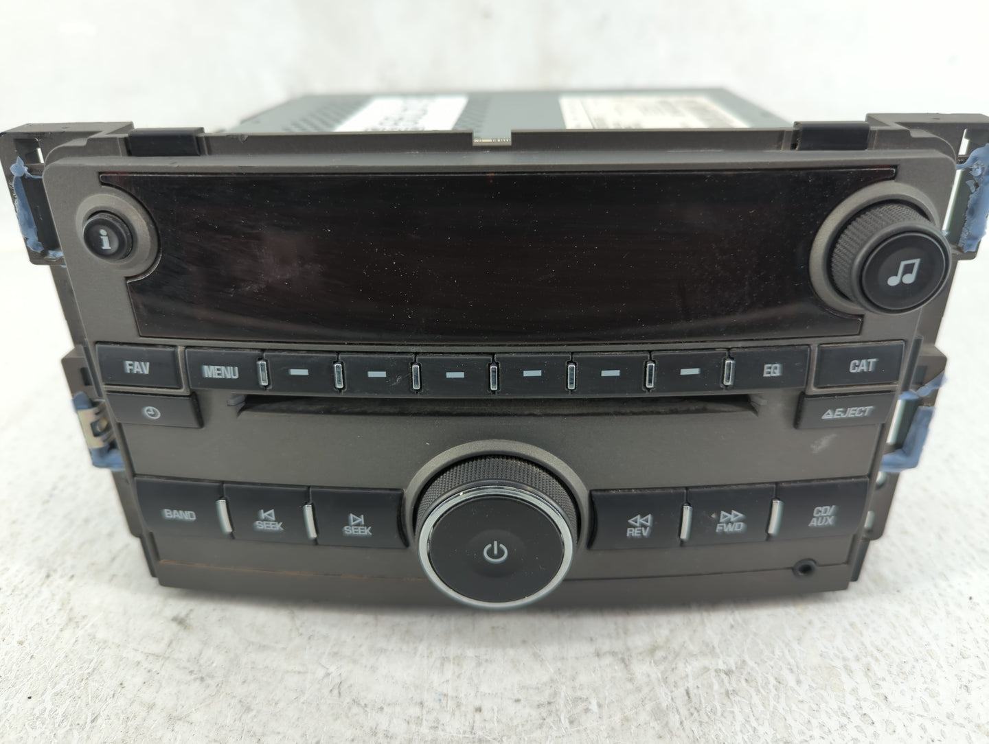 2009-2009 Saturn Aura Am Fm Cd Player Radio Receiver - Oemusedautoparts1.com