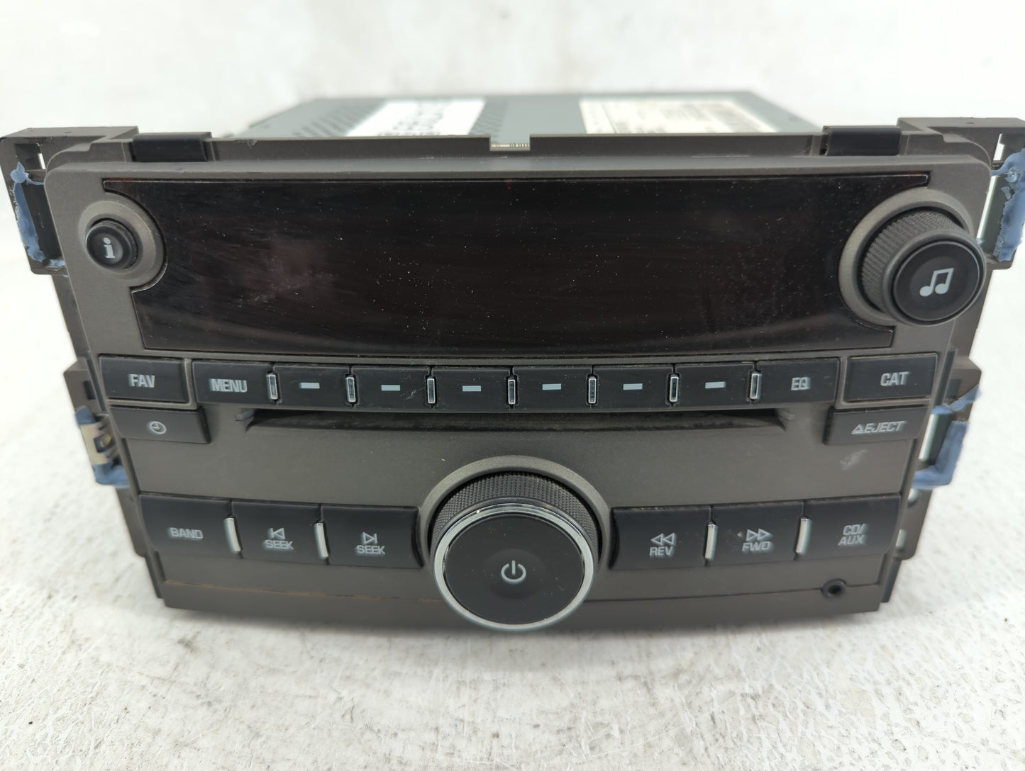 2009-2009 Saturn Aura Am Fm Cd Player Radio Receiver - Oemusedautoparts1.com