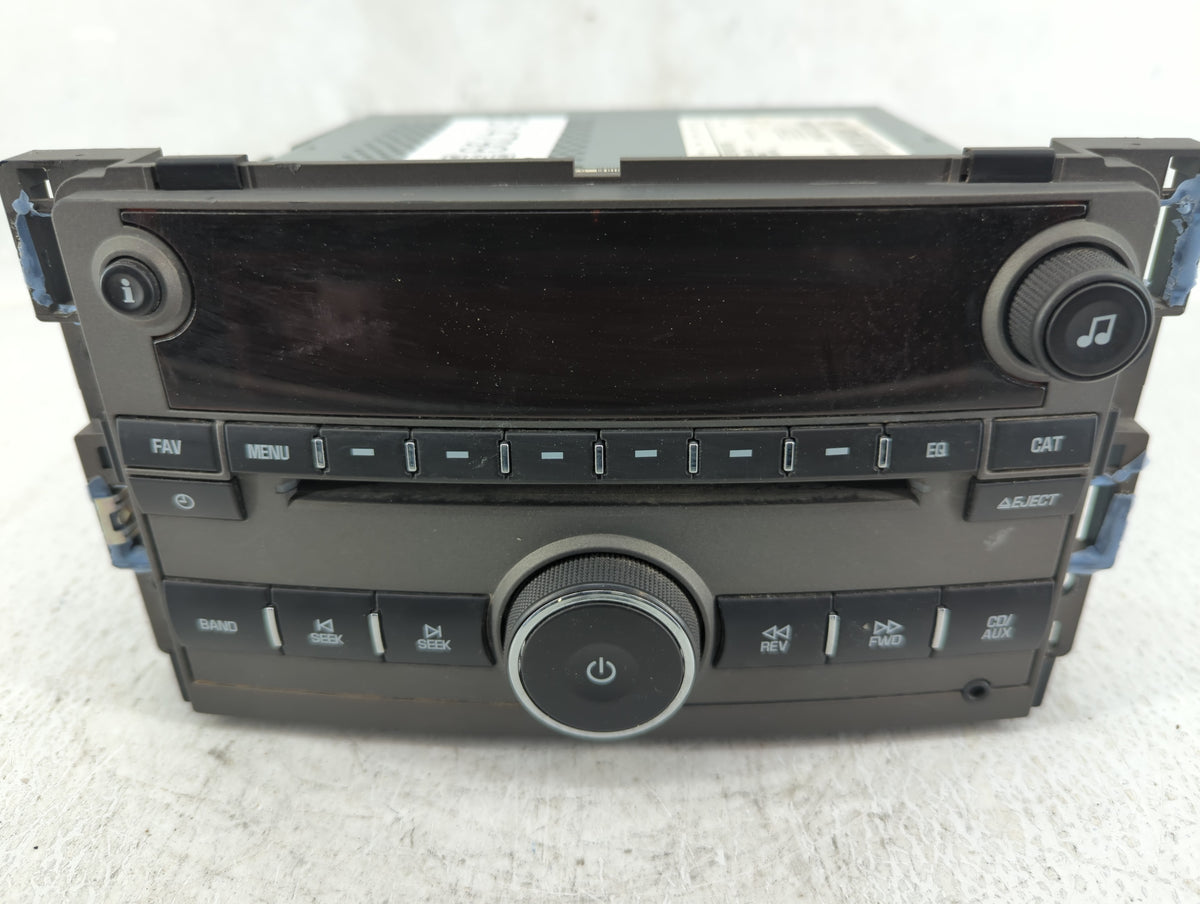 2009-2009 Saturn Aura Am Fm Cd Player Radio Receiver 614799 - Oemusedautoparts1.com