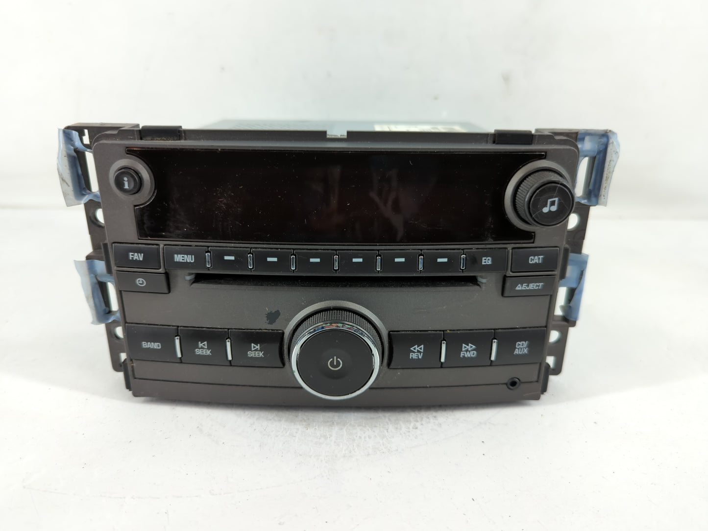 2009 Saturn Aura Radio AM FM Cd Player Receiver Replacement P/N:25833954 Fits OEM Used Auto Parts - Oemusedautoparts1.com