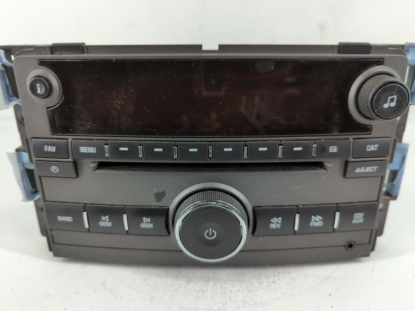 2009 Saturn Aura Radio AM FM Cd Player Receiver Replacement P/N:25833954 Fits OEM Used Auto Parts - Oemusedautoparts1.com