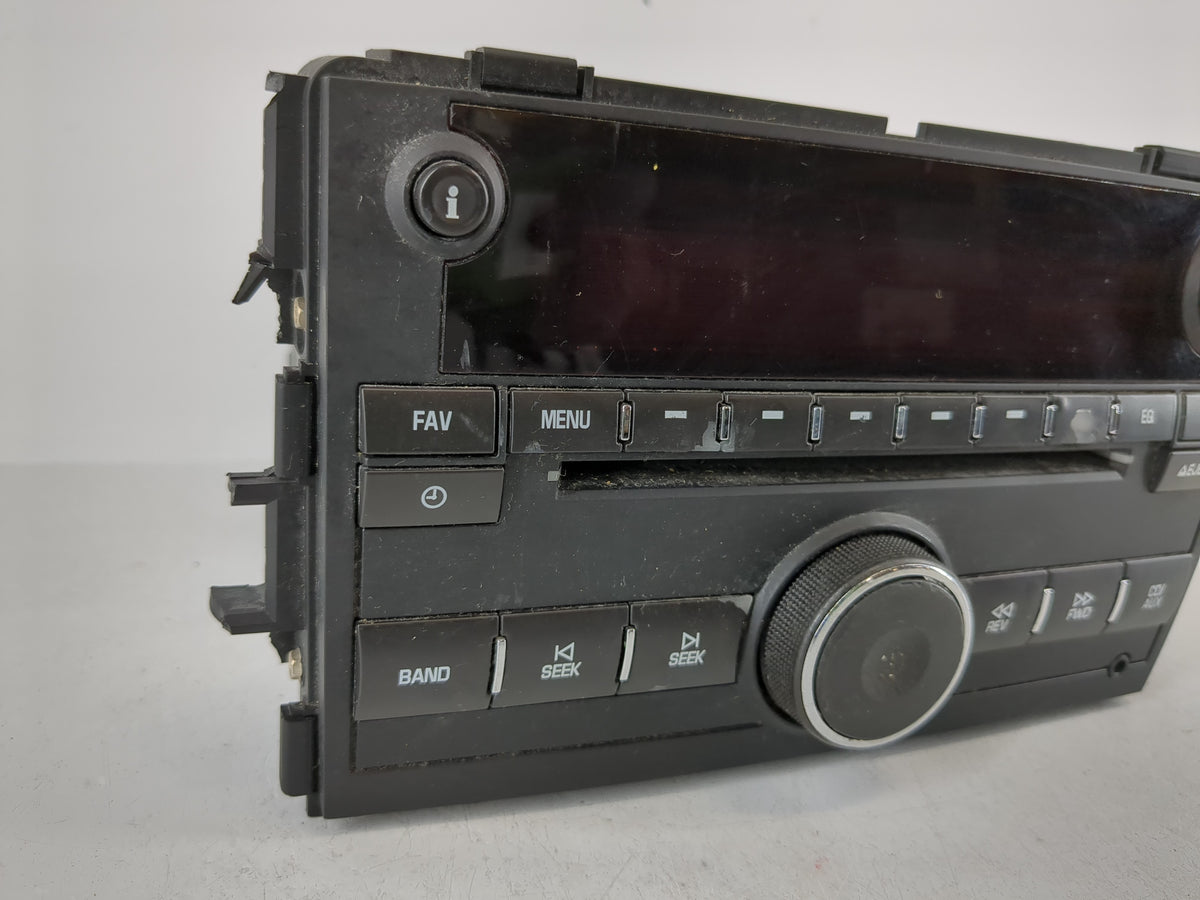 2009 Saturn Outlook Radio AM FM Cd Player Receiver Replacement P/N:25974804 Fits OEM Used Auto Parts - Oemusedautoparts1.com