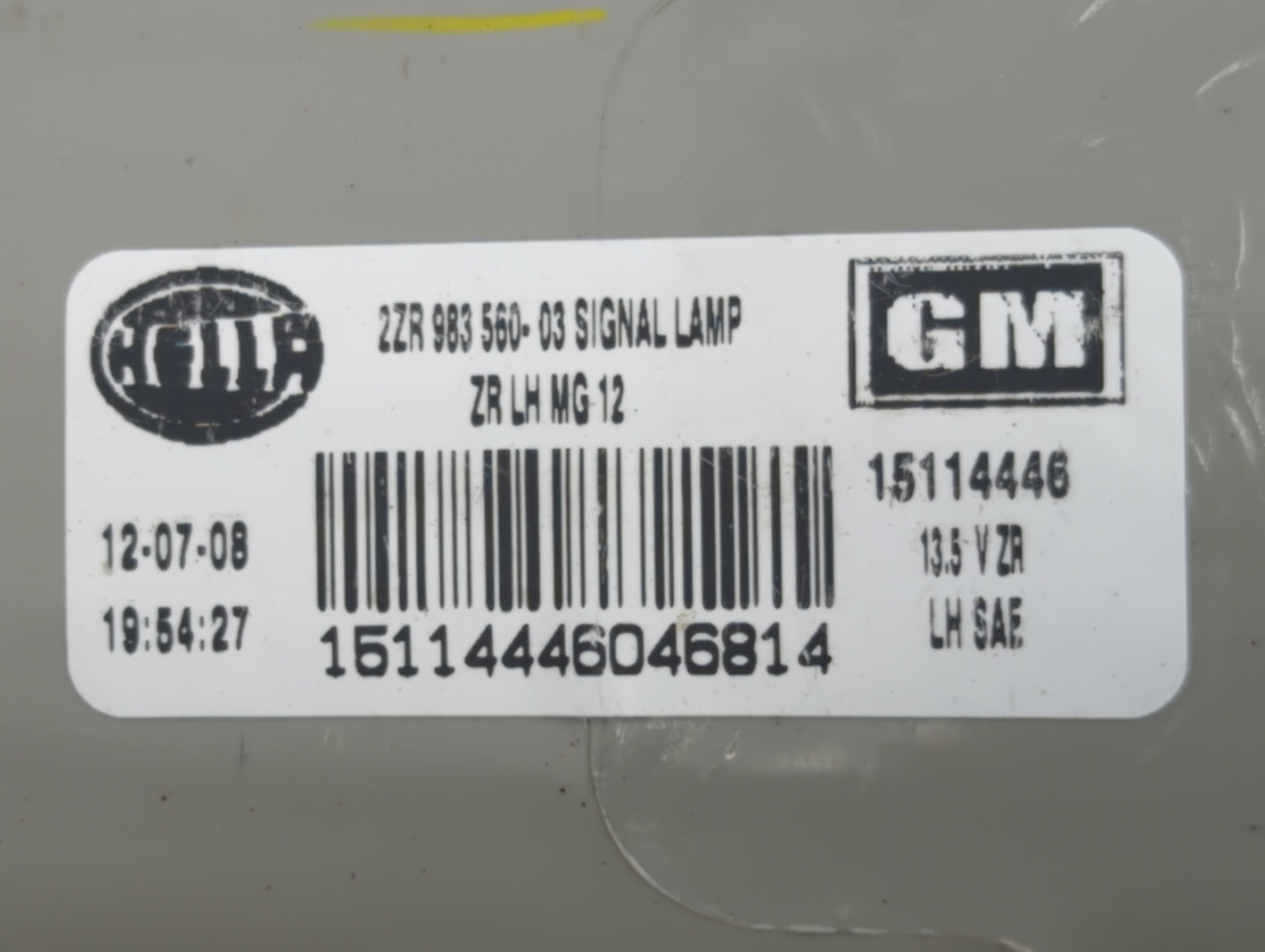 2009 Saturn Outlook Tail Light Assembly Driver Left OEM P/N:15114446 Fits OEM Used Auto Parts - Oemusedautoparts1.com