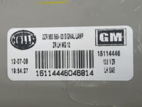 2009 Saturn Outlook Tail Light Assembly Driver Left OEM P/N:15114446 Fits OEM Used Auto Parts - Oemusedautoparts1.com