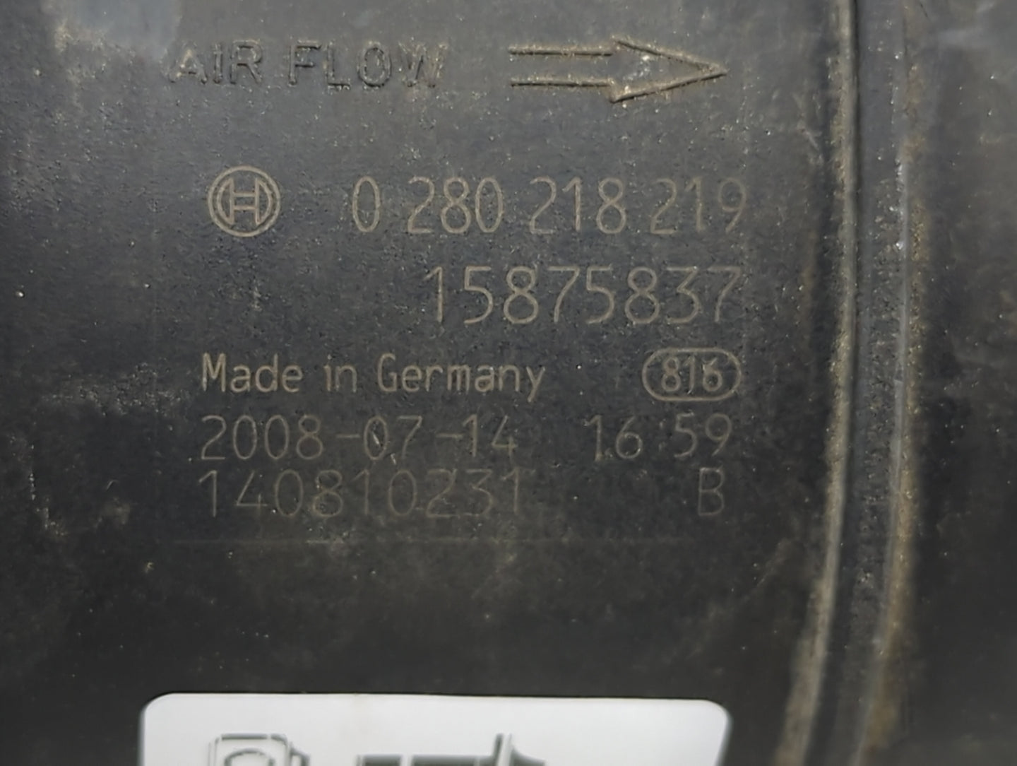 Saturn Outlook Mass Air Flow Meter Maf 1488268 - Oemusedautoparts1.com