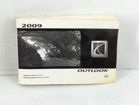 2009 Saturn Outlook Owners Manual Book Guide P/N:15919281 A OEM Used Auto Parts - Oemusedautoparts1.com
