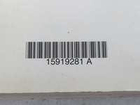 2009 Saturn Outlook Owners Manual Book Guide P/N:15919281 A OEM Used Auto Parts - Oemusedautoparts1.com