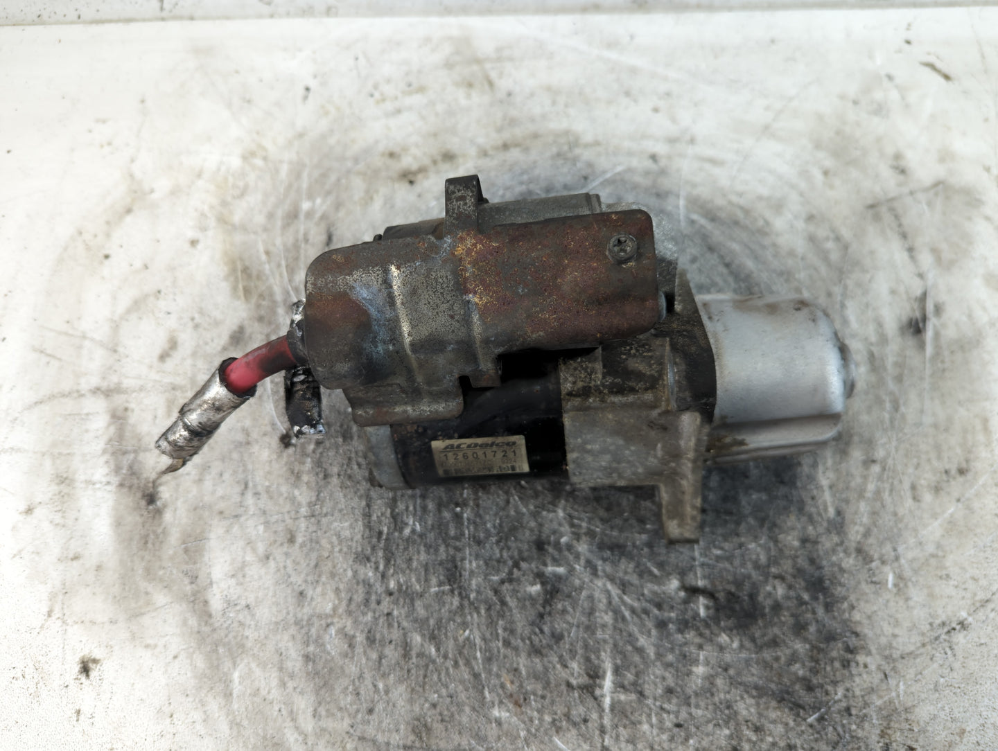 2009 Saturn Outlook Car Starter Motor Solenoid OEM P/N:M000T36571ZC 12601721 Fits OEM Used Auto Parts - Oemusedautoparts1.co