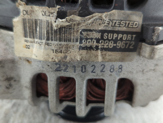 2009-2010 Saturn Sky Alternator Replacement Generator Charging Assembly Engine OEM P/N:22102288 Fits Fits 2009 2010 OEM Used Auto Parts