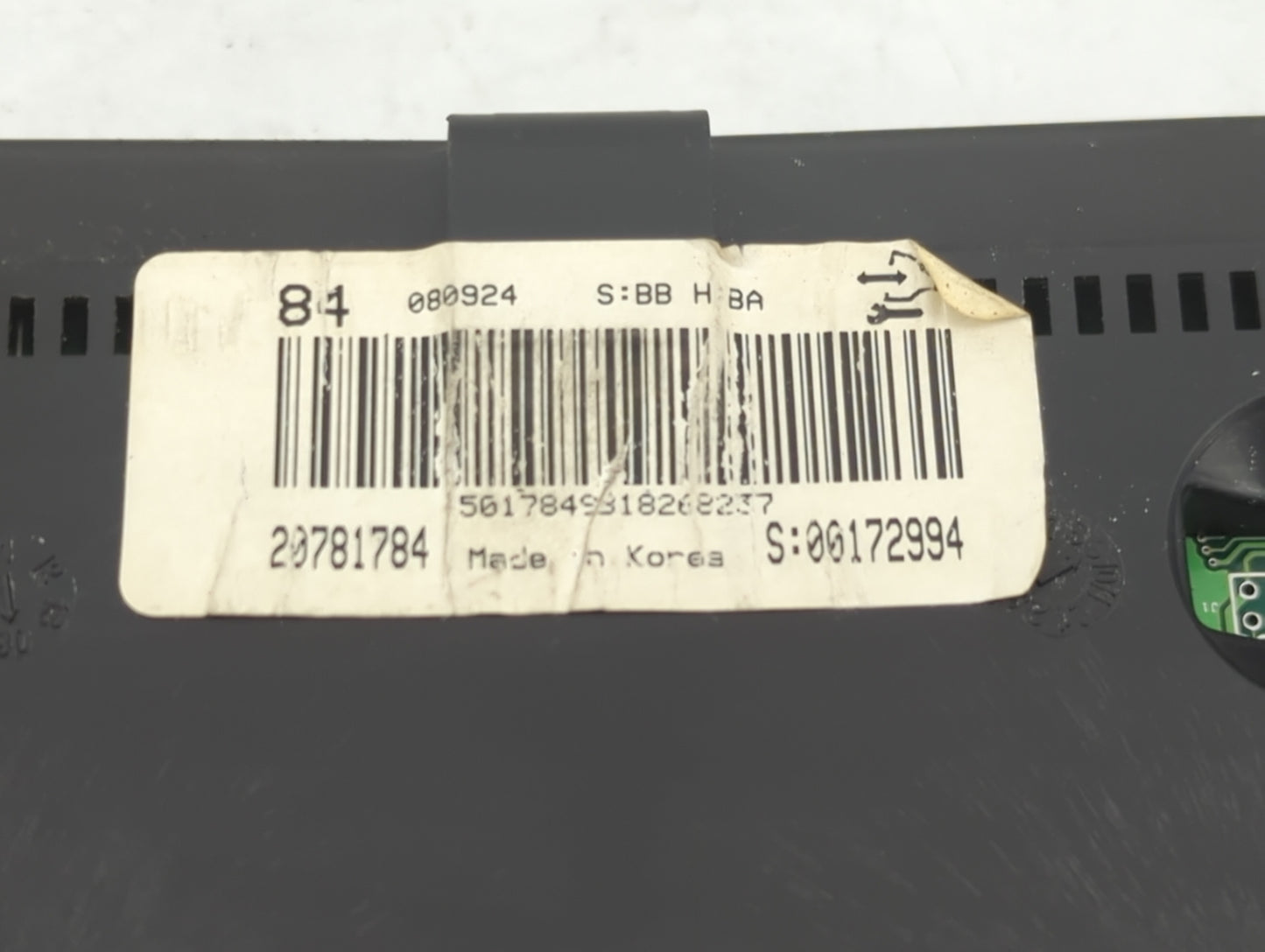 2009 Saturn Vue Instrument Cluster Speedometer Gauges P/N:20781784 Miles:168K Fits OEM Used Auto Parts - Oemusedautoparts1.c