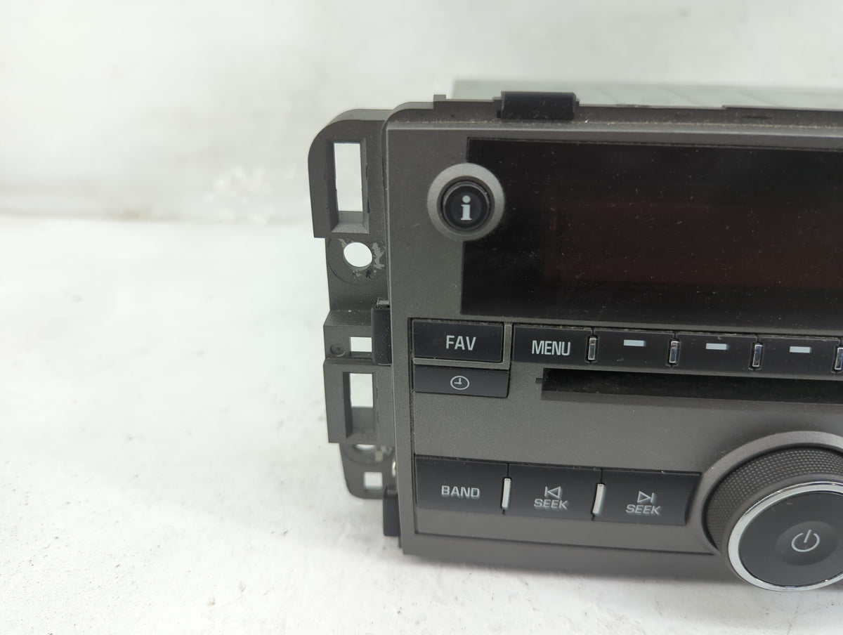 2009 Saturn Vue Radio AM FM Cd Player Receiver Replacement P/N:20790696 Fits OEM Used Auto Parts - Oemusedautoparts1.com