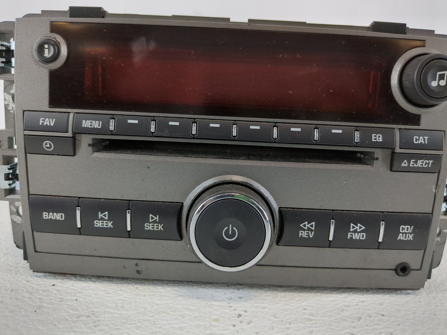 2009 Saturn Vue Radio AM FM Cd Player Receiver Replacement P/N:25994574 Fits OEM Used Auto Parts - Oemusedautoparts1.com