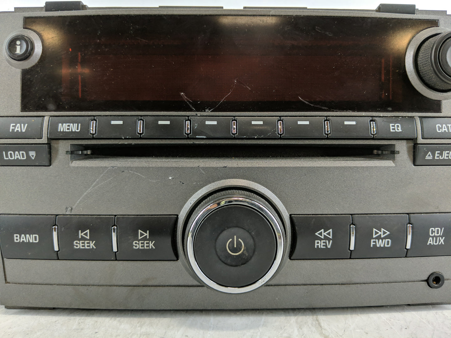 2009 Saturn Vue Radio AM FM Cd Player Receiver Replacement P/N:20790697 Fits OEM Used Auto Parts - Oemusedautoparts1.com