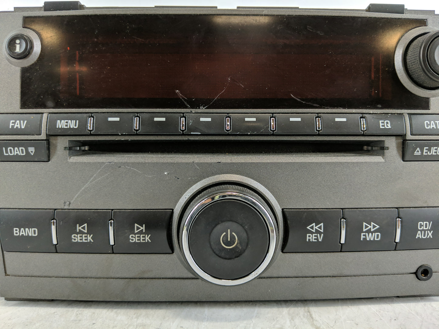 2009 Saturn Vue Radio AM FM Cd Player Receiver Replacement P/N:20790697 Fits OEM Used Auto Parts - Oemusedautoparts1.com