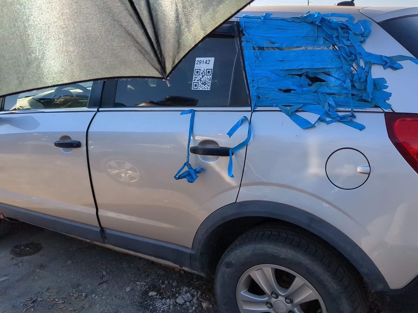 2008-2010 Saturn Vue Driver Rear Door Oem - Oemusedautoparts1.com