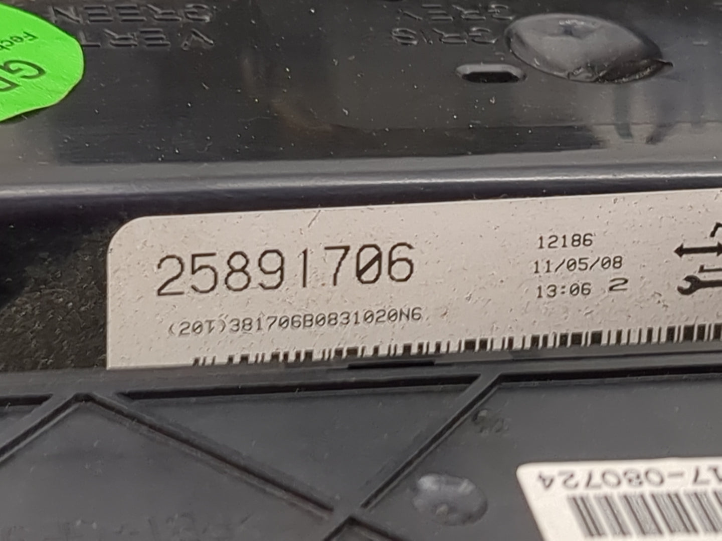 2008-2010 Saturn Vue Climate Control Module Temperature AC/Heater Replacement P/N:25891706 Fits Fits 2008 2009 2010 OEM Used