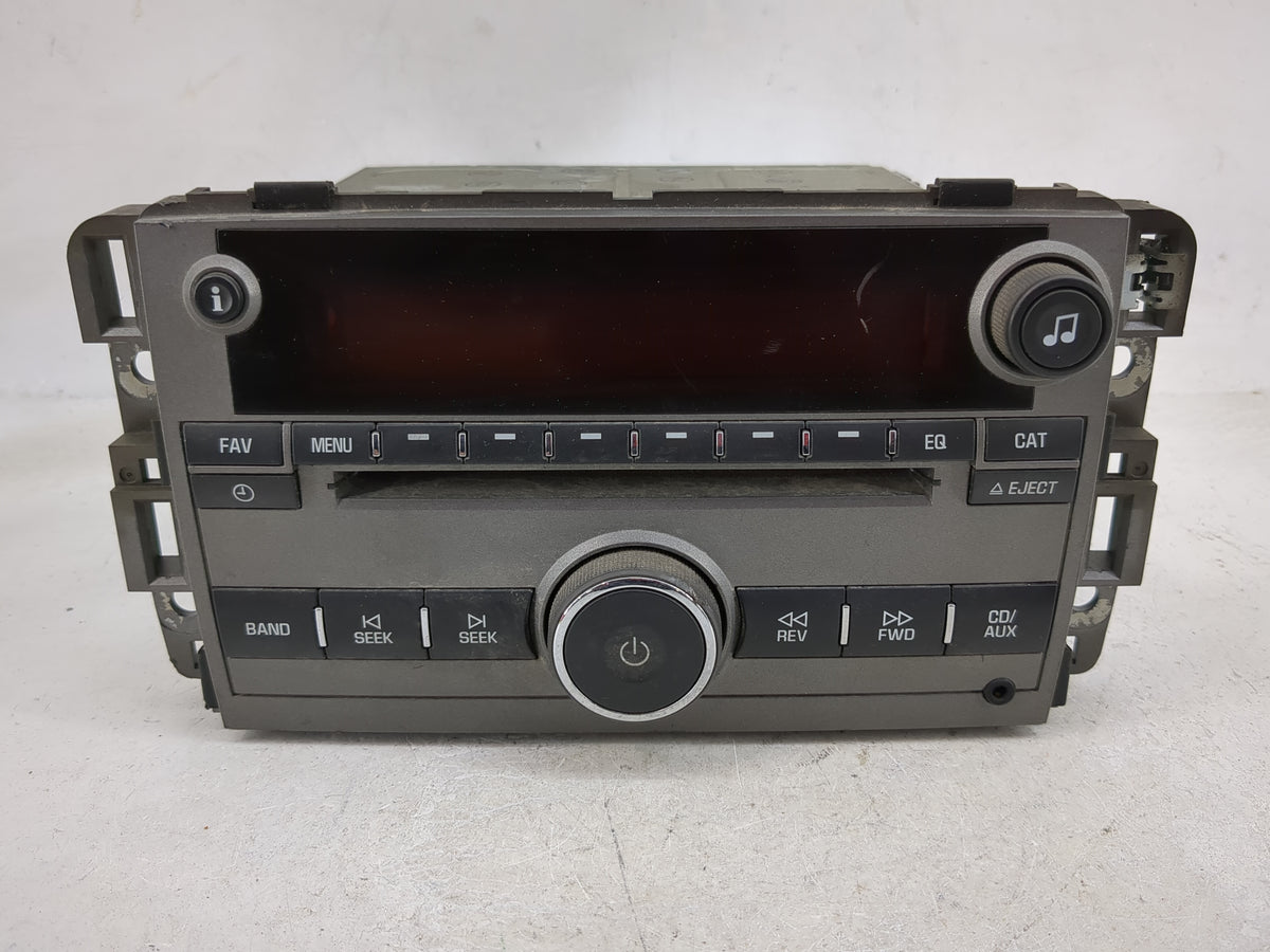 2009 Saturn Vue Radio AM FM Cd Player Receiver Replacement OEM Used Auto Parts - Oemusedautoparts1.com