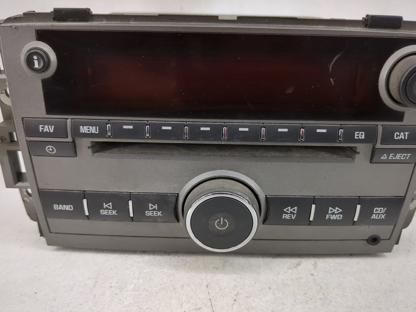 2009 Saturn Vue Radio AM FM Cd Player Receiver Replacement Fits OEM Used Auto Parts - Oemusedautoparts1.com