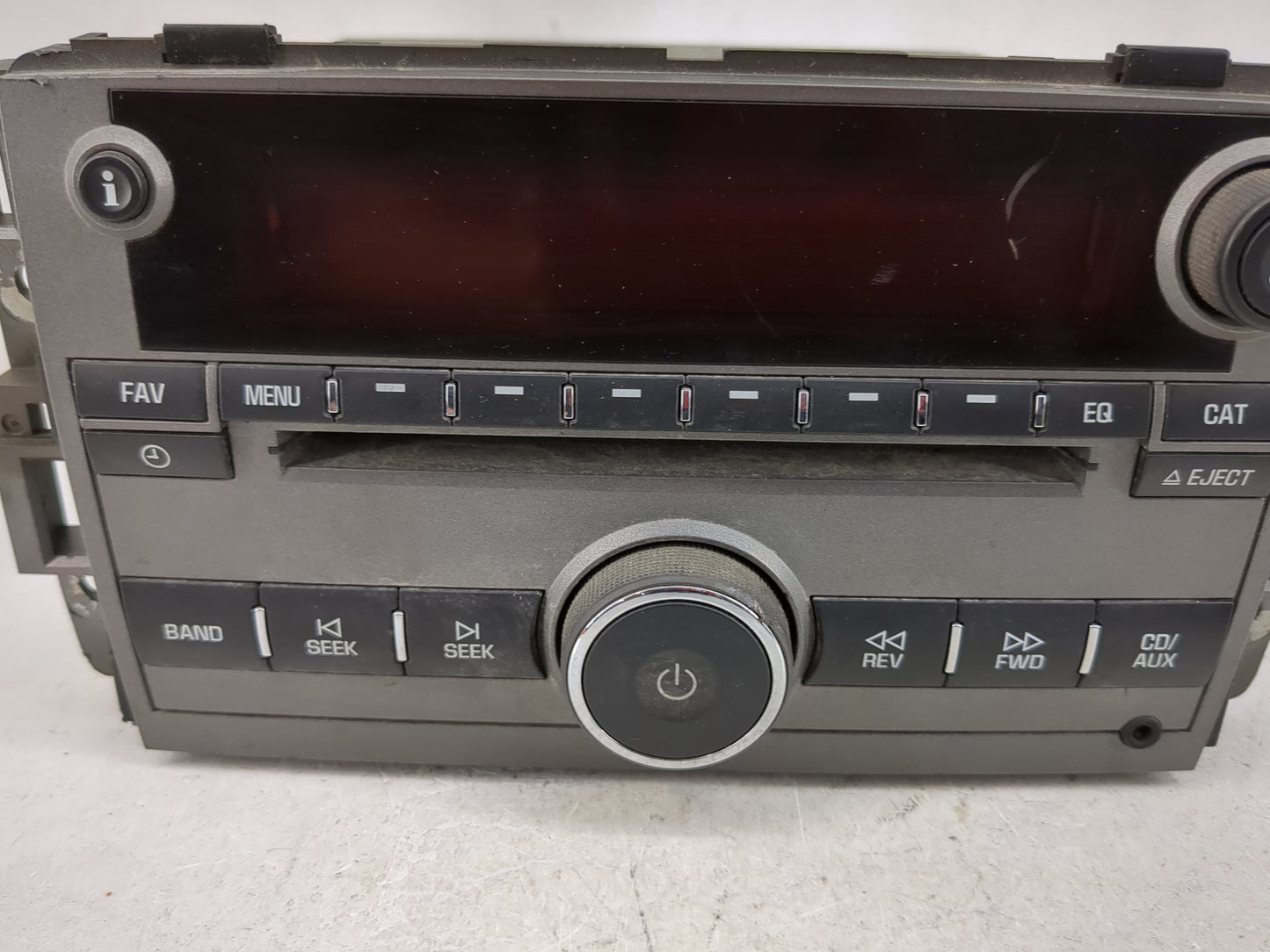 2009 Saturn Vue Radio AM FM Cd Player Receiver Replacement Fits OEM Used Auto Parts - Oemusedautoparts1.com