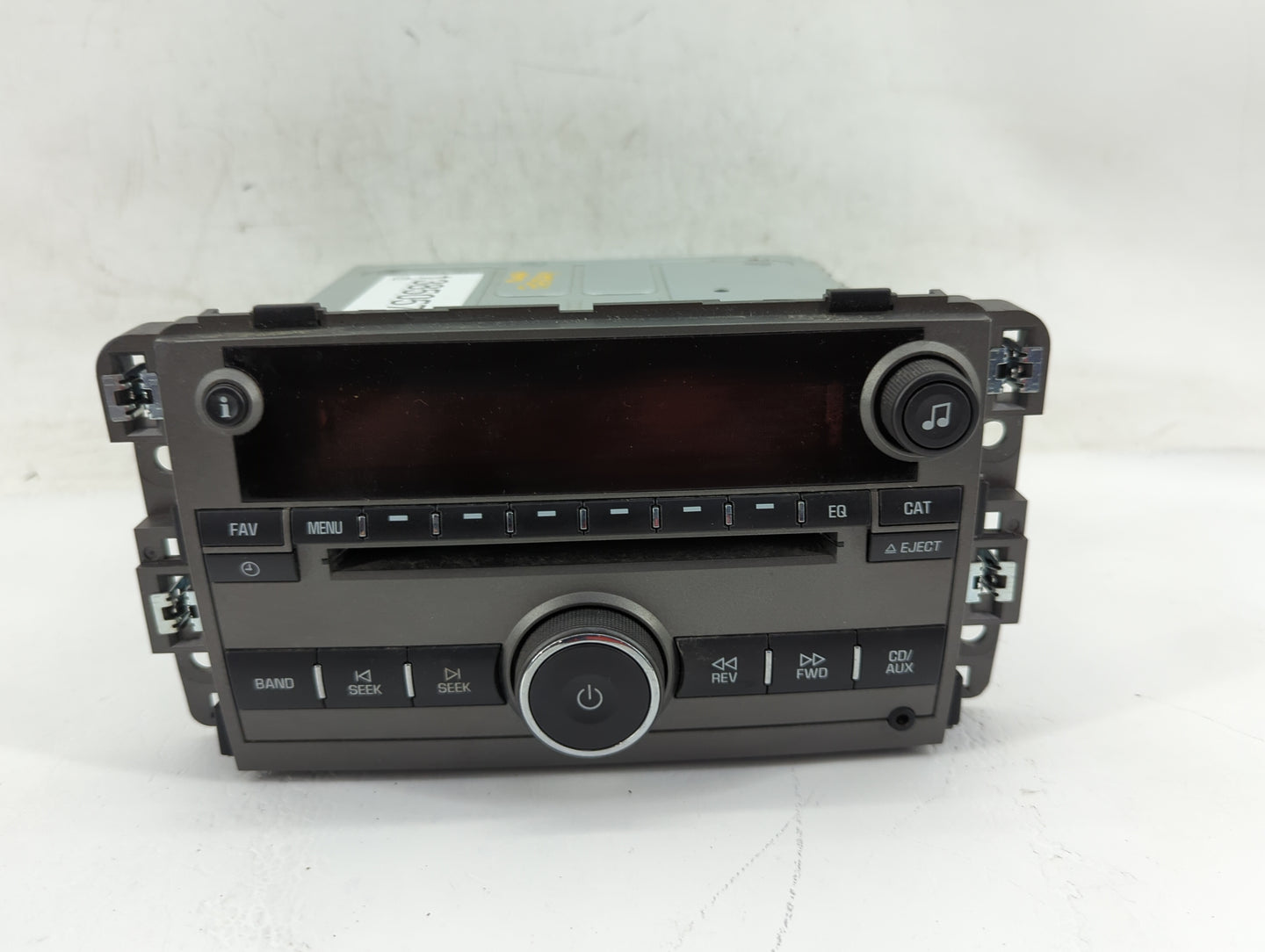 2009 Saturn Vue Radio AM FM Cd Player Receiver Replacement P/N:20790696 Fits OEM Used Auto Parts - Oemusedautoparts1.com