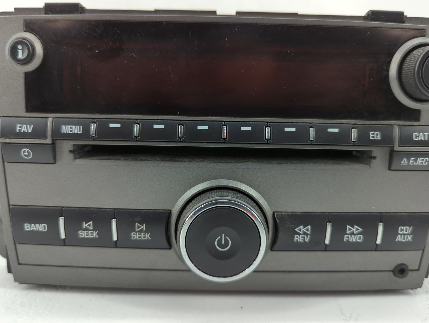 2009 Saturn Vue Radio AM FM Cd Player Receiver Replacement P/N:20790696 Fits OEM Used Auto Parts - Oemusedautoparts1.com