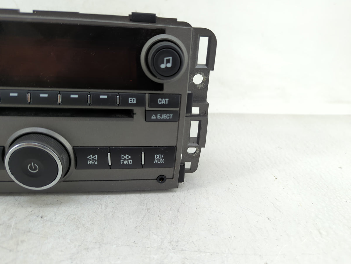 2009 Saturn Vue Radio AM FM Cd Player Receiver Replacement P/N:25994574 OEM Used Auto Parts - Oemusedautoparts1.com