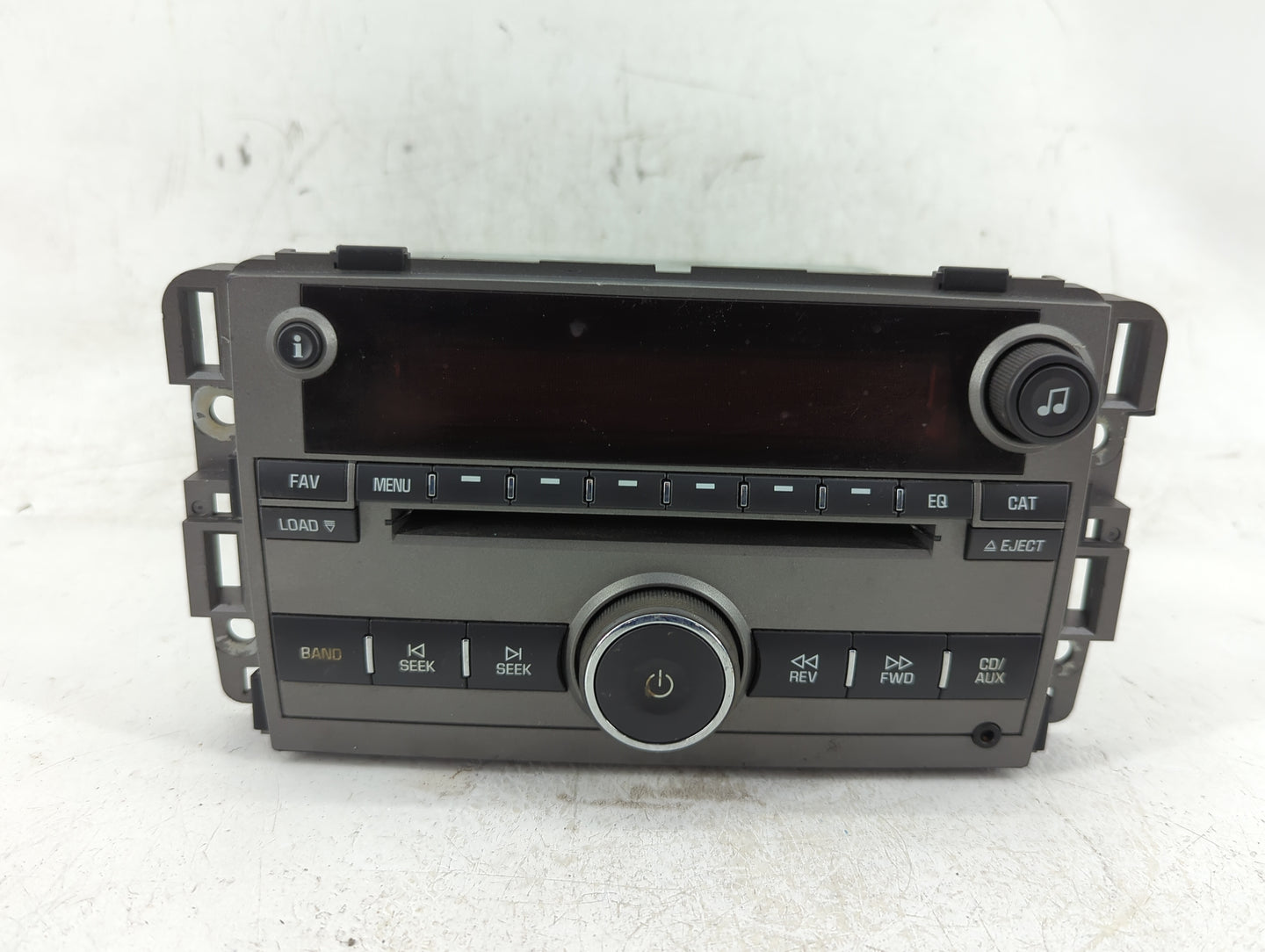 2009 Saturn Vue Radio AM FM Cd Player Receiver Replacement P/N:20790697 Fits OEM Used Auto Parts - Oemusedautoparts1.com