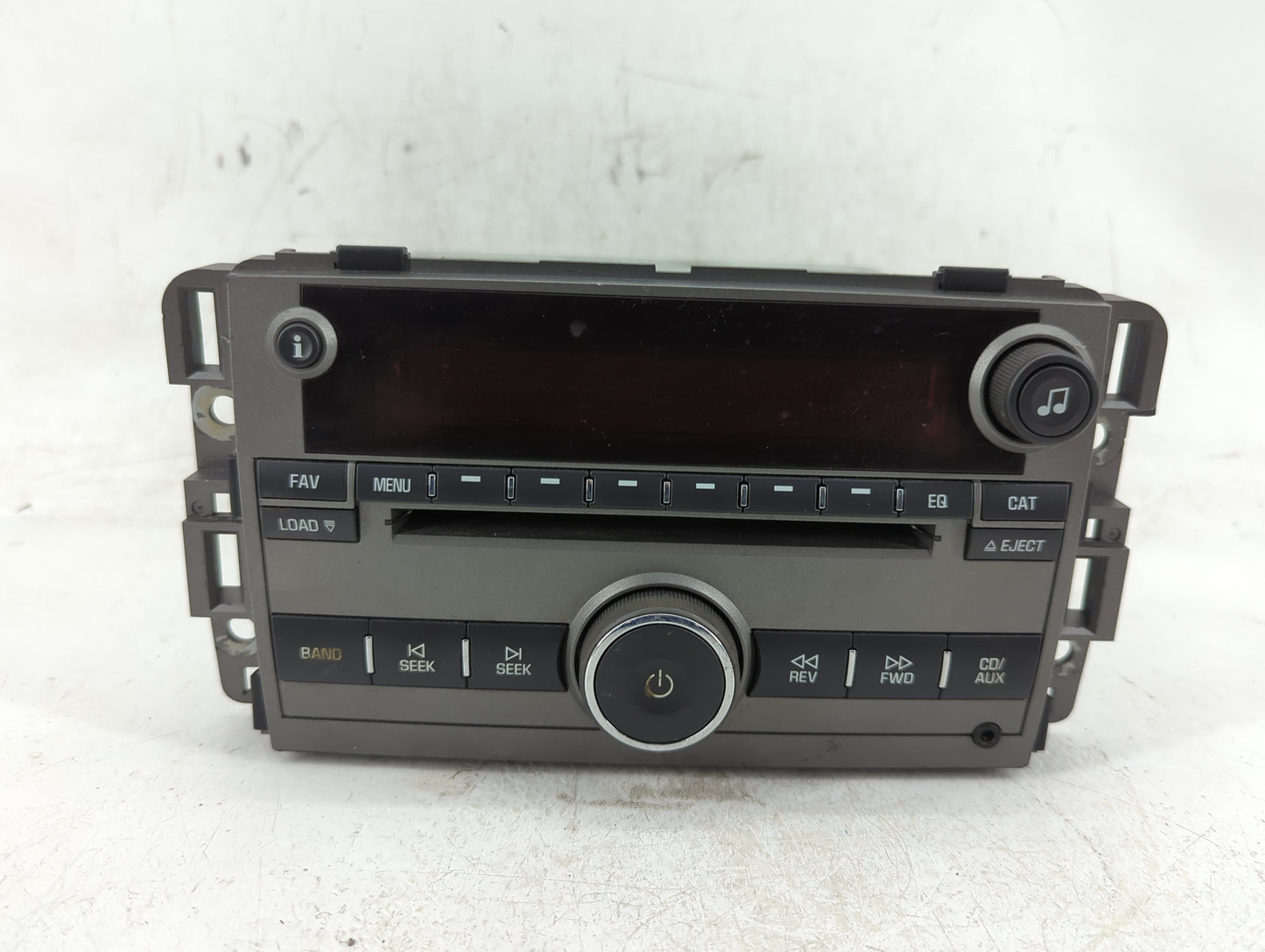 2009 Saturn Vue Radio AM FM Cd Player Receiver Replacement P/N:20790697 Fits OEM Used Auto Parts - Oemusedautoparts1.com