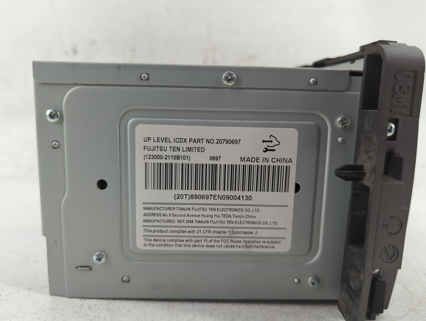 2009 Saturn Vue Radio AM FM Cd Player Receiver Replacement P/N:20790697 Fits OEM Used Auto Parts - Oemusedautoparts1.com