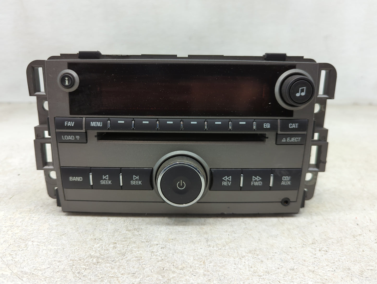 2009 Saturn Vue Radio AM FM Cd Player Receiver Replacement P/N:25994575 Fits OEM Used Auto Parts - Oemusedautoparts1.com