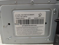 2009 Saturn Vue Radio AM FM Cd Player Receiver Replacement P/N:25994575 Fits OEM Used Auto Parts - Oemusedautoparts1.com