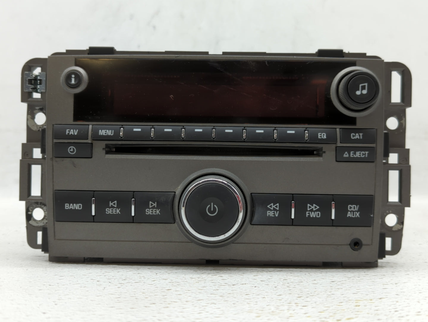 2009 Saturn Vue Radio AM FM Cd Player Receiver Replacement P/N:25994574 20790696 Fits OEM Used Auto Parts - Oemusedautoparts