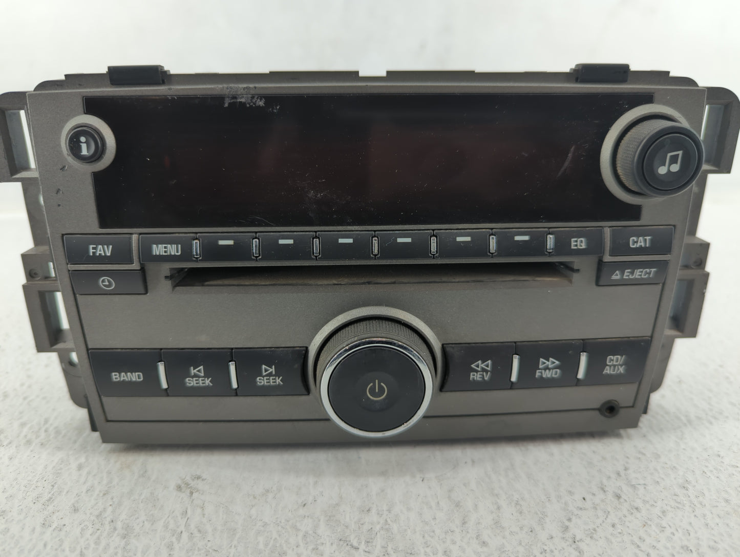 2009 Saturn Vue Radio AM FM Cd Player Receiver Replacement P/N:20790696 25994574 Fits OEM Used Auto Parts - Oemusedautoparts