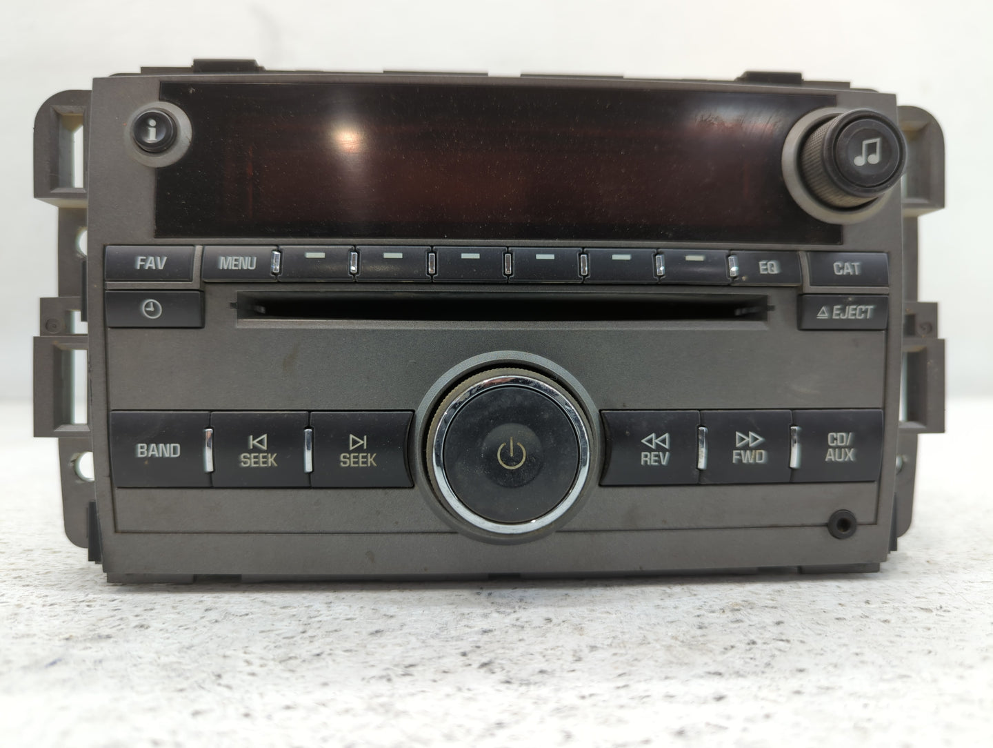 2009 Saturn Vue Radio AM FM Cd Player Receiver Replacement P/N:25994574 Fits OEM Used Auto Parts - Oemusedautoparts1.com