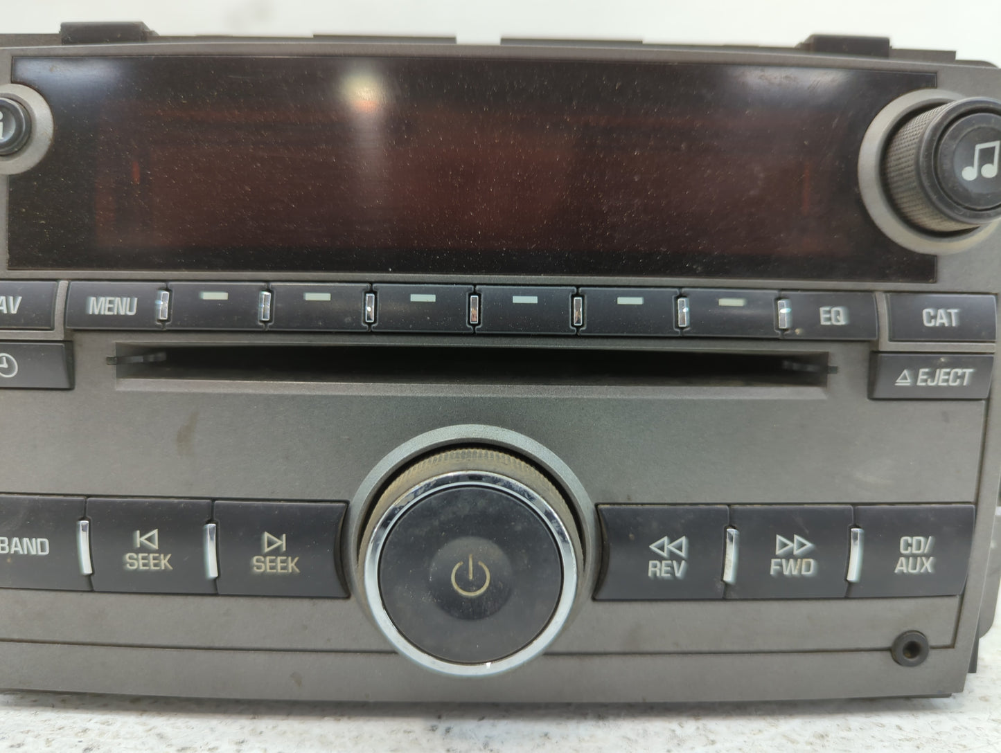 2009 Saturn Vue Radio AM FM Cd Player Receiver Replacement P/N:25994574 Fits OEM Used Auto Parts - Oemusedautoparts1.com