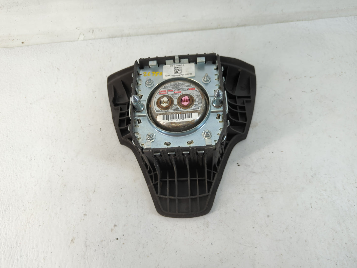 2009 Saturn Vue Air Bag Driver Left Steering Wheel Mounted P/N:25878094 Fits OEM Used Auto Parts - Oemusedautoparts1.com
