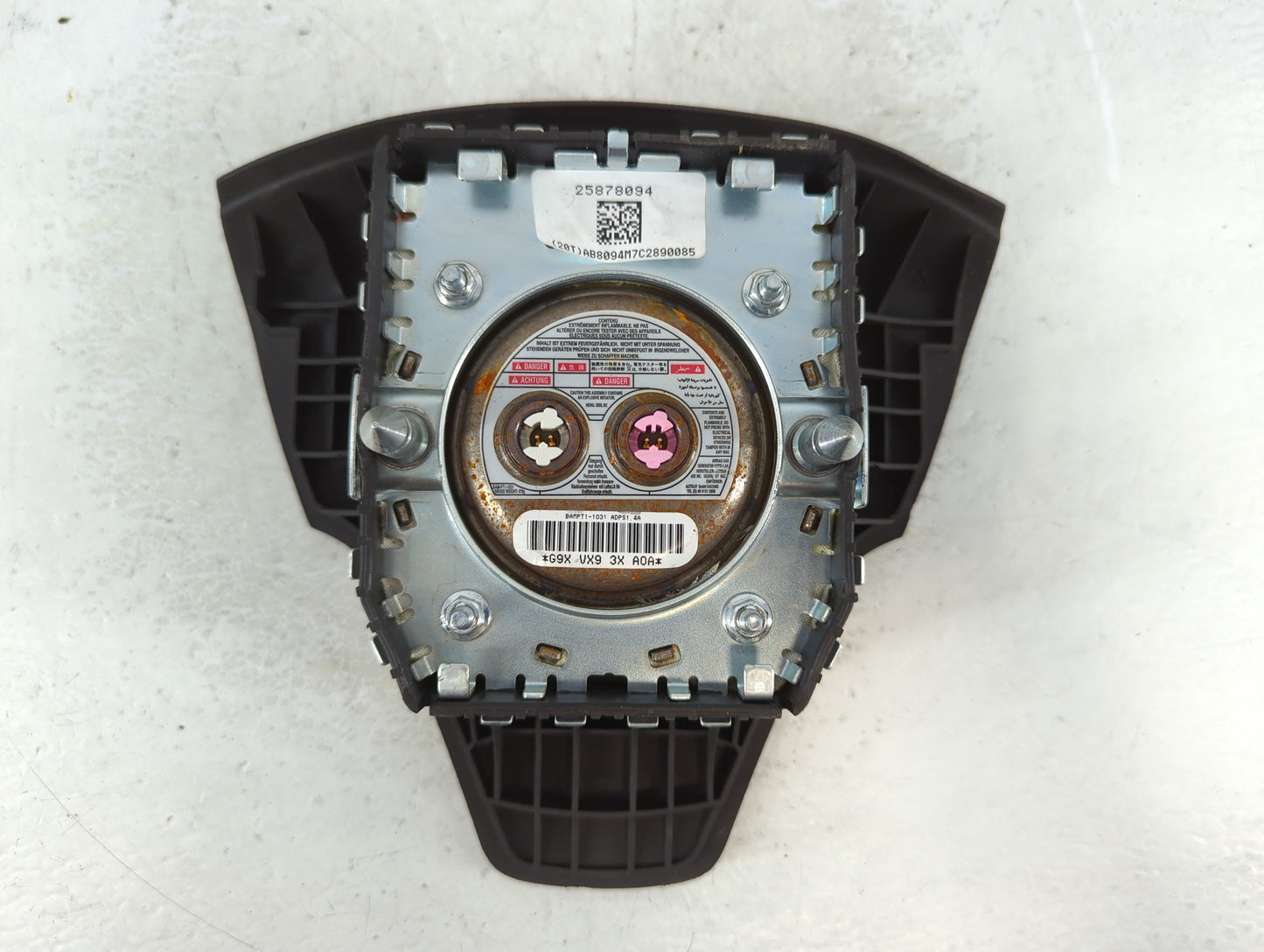 2009 Saturn Vue Air Bag Driver Left Steering Wheel Mounted P/N:ADPS1 BAMPT1-1031, G9X VX9 3X A0A Fits OEM Used Auto Parts - 