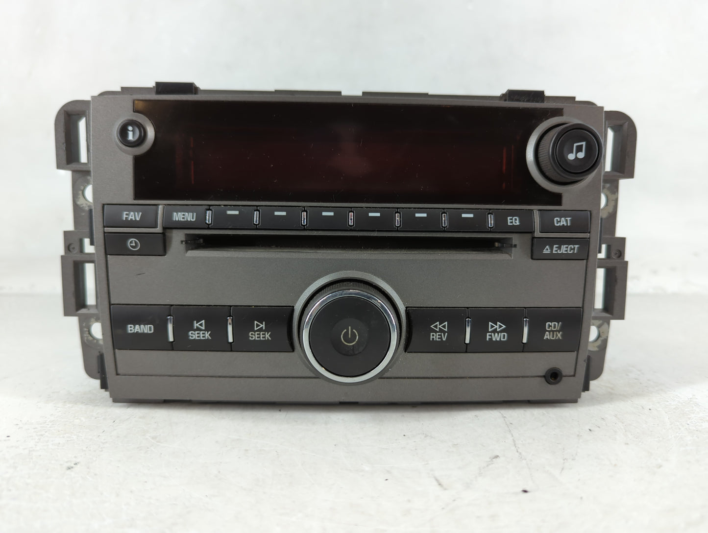 2009 Saturn Vue Radio AM FM Cd Player Receiver Replacement P/N:20790696 Fits OEM Used Auto Parts - Oemusedautoparts1.com