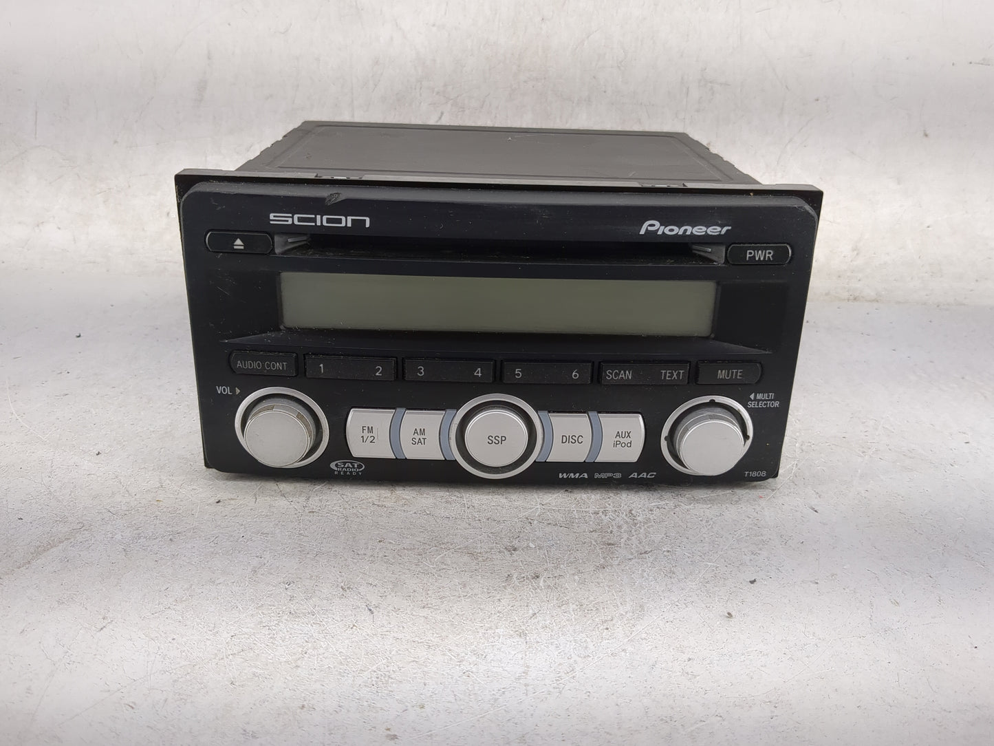 2008-2010 Scion Tc Radio AM FM Cd Player Receiver Replacement P/N:PT546-00080 DEH-M8027ZT Fits OEM Used Auto Parts - Oemused