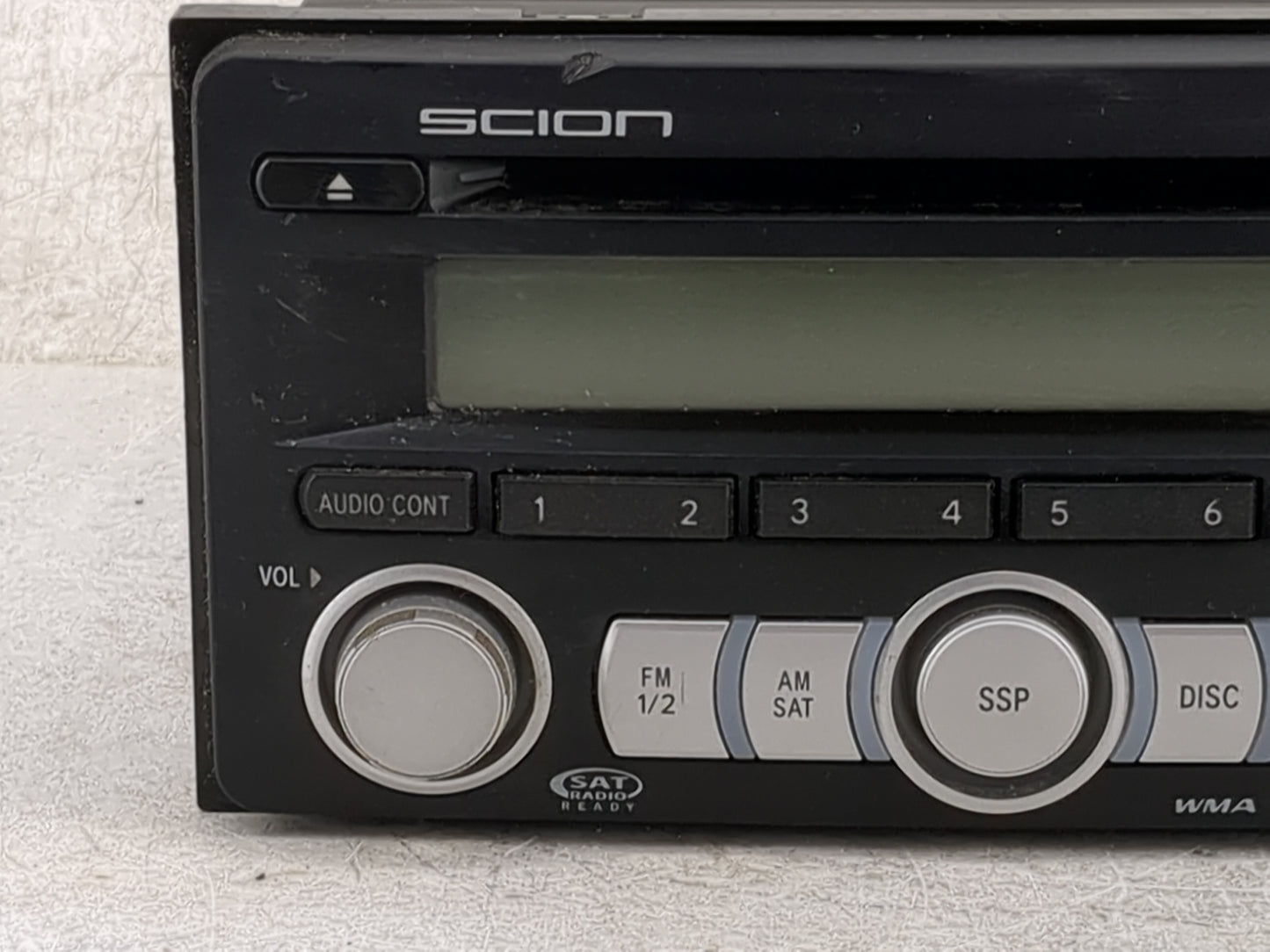 2008-2010 Scion Tc Radio AM FM Cd Player Receiver Replacement P/N:PT546-00080 DEH-M8027ZT Fits OEM Used Auto Parts - Oemused