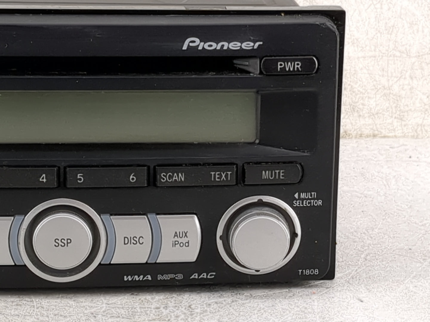 2008-2010 Scion Tc Radio AM FM Cd Player Receiver Replacement P/N:PT546-00080 DEH-M8027ZT Fits OEM Used Auto Parts - Oemused
