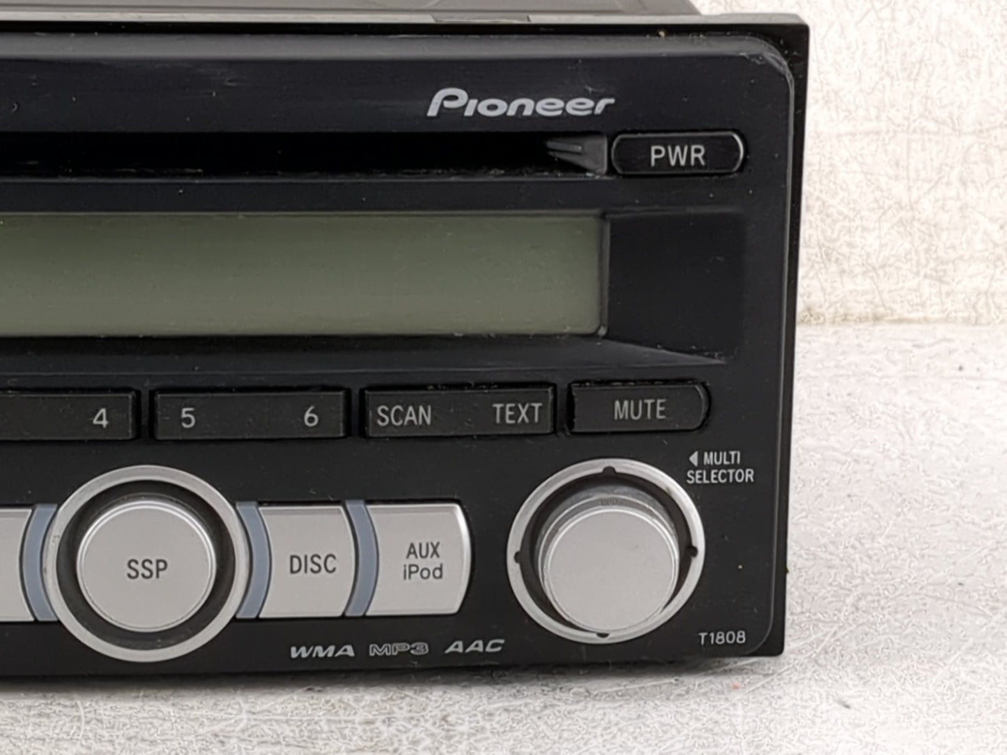 2008-2010 Scion Tc Radio AM FM Cd Player Receiver Replacement P/N:PT546-00080 DEH-M8027ZT Fits OEM Used Auto Parts - Oemused