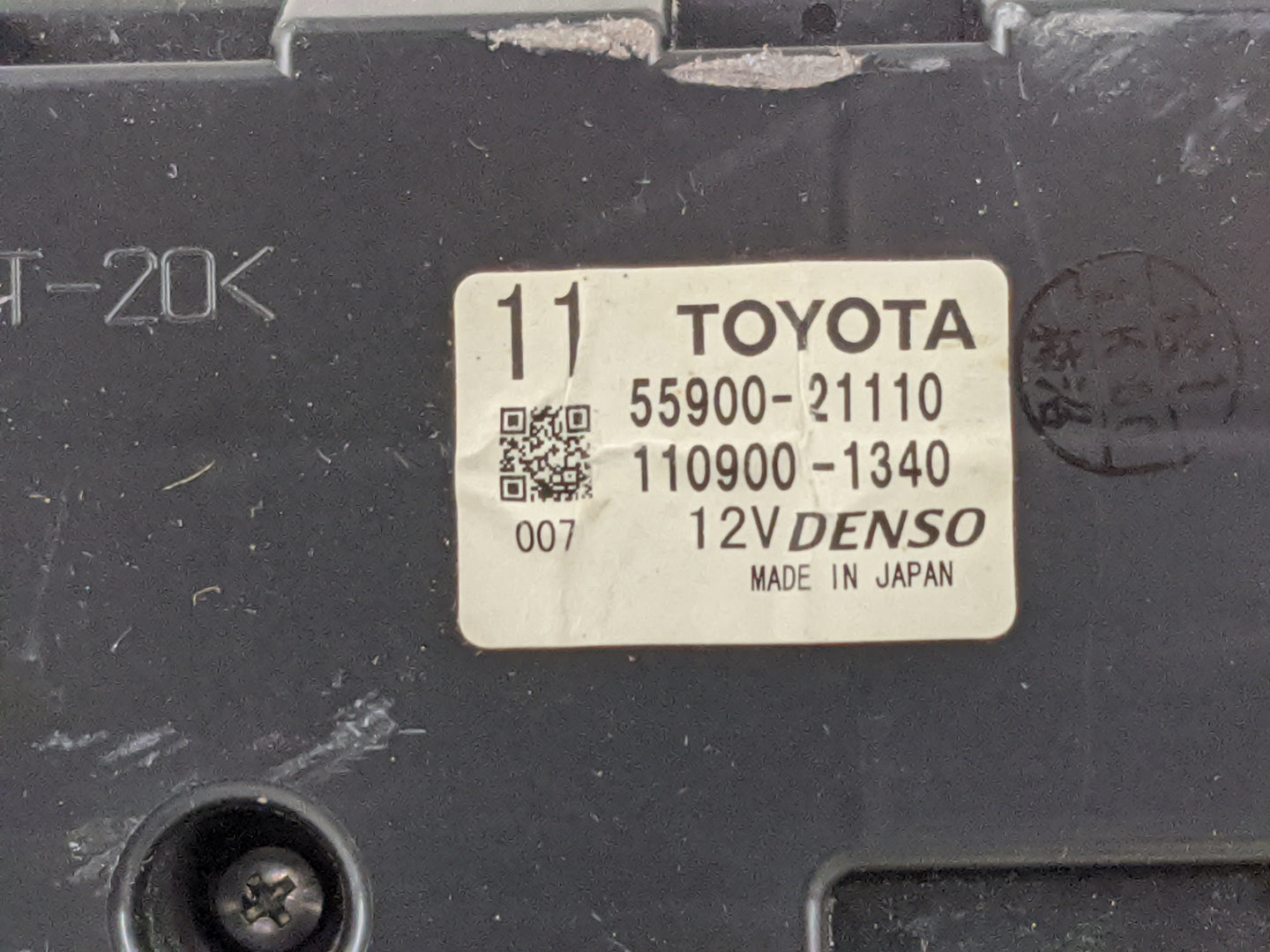 2008-2009 Scion Tc Climate Control Module Temperature AC/Heater Replacement P/N:55900-21110 110900-1340 Fits Fits 2008 2009 