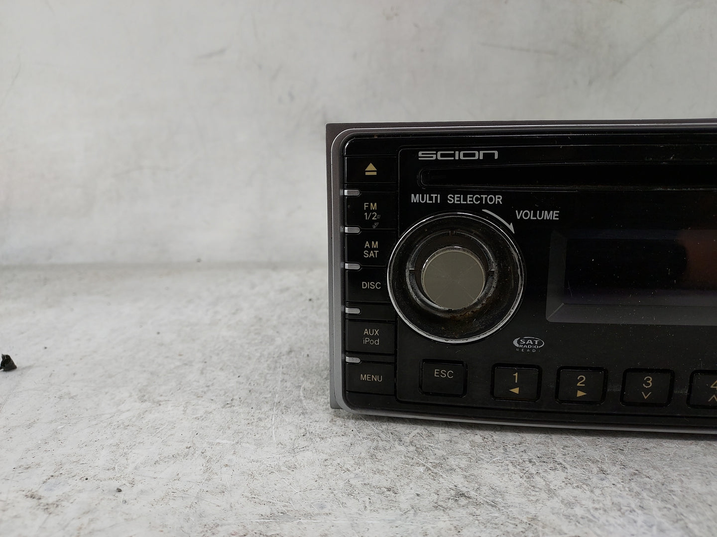 2006-2010 Scion Tc Radio AM FM Cd Player Receiver Replacement P/N:PT546-00081 DEH-M8127ZT Fits OEM Used Auto Parts - Oemused