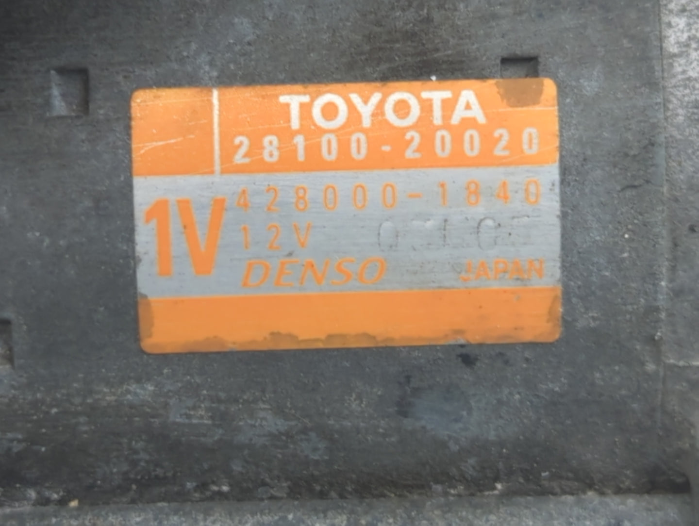 2006-2010 Scion Tc Car Starter Motor Solenoid OEM P/N:28100-20020 428000-1840 Fits OEM Used Auto Parts - Oemusedautoparts1.c